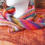 Écharpe rose crochet